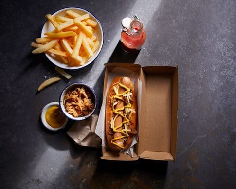 hotdognfries food photography