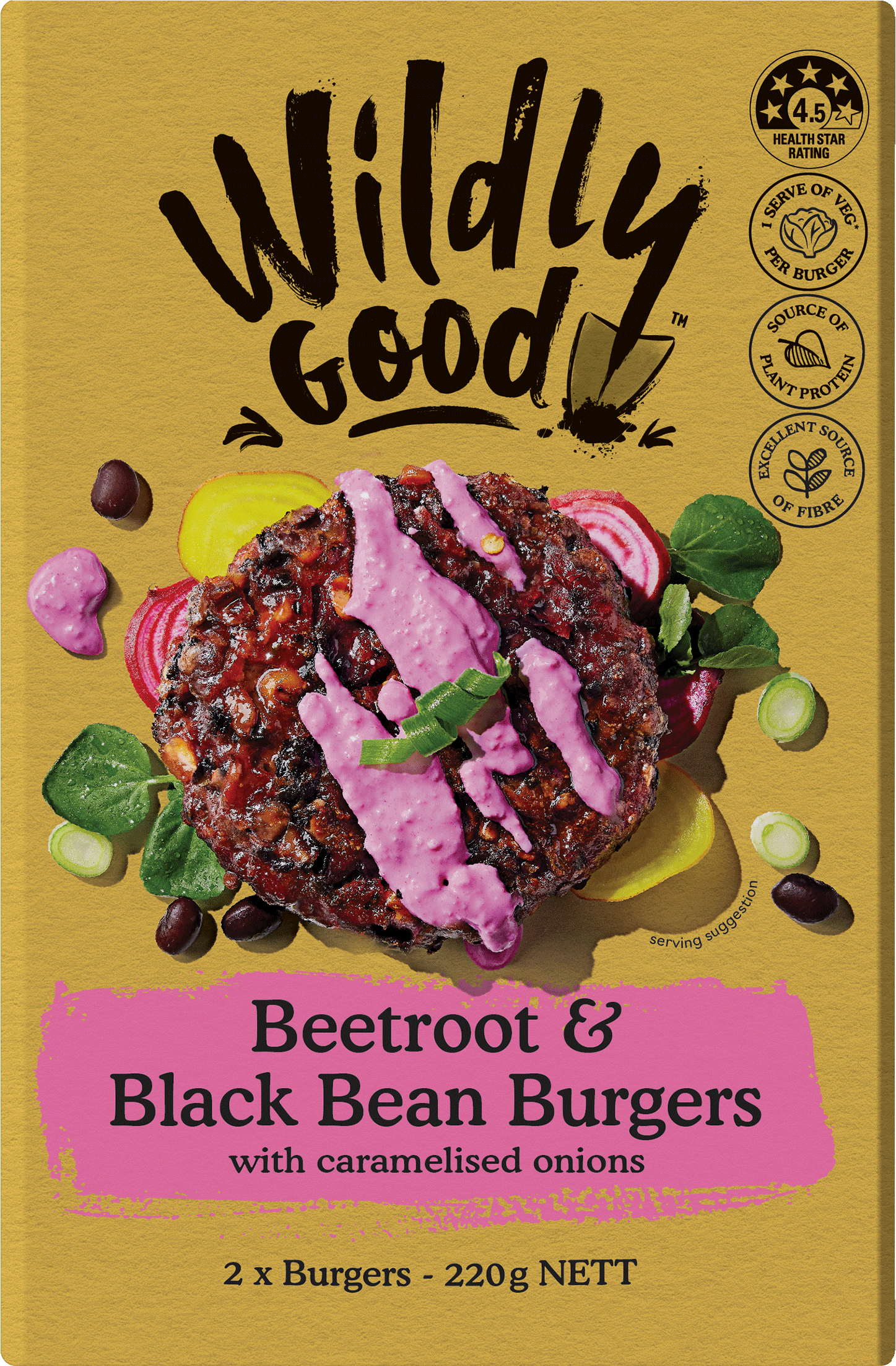Wildly Good Beetroot Black Bean Burgers